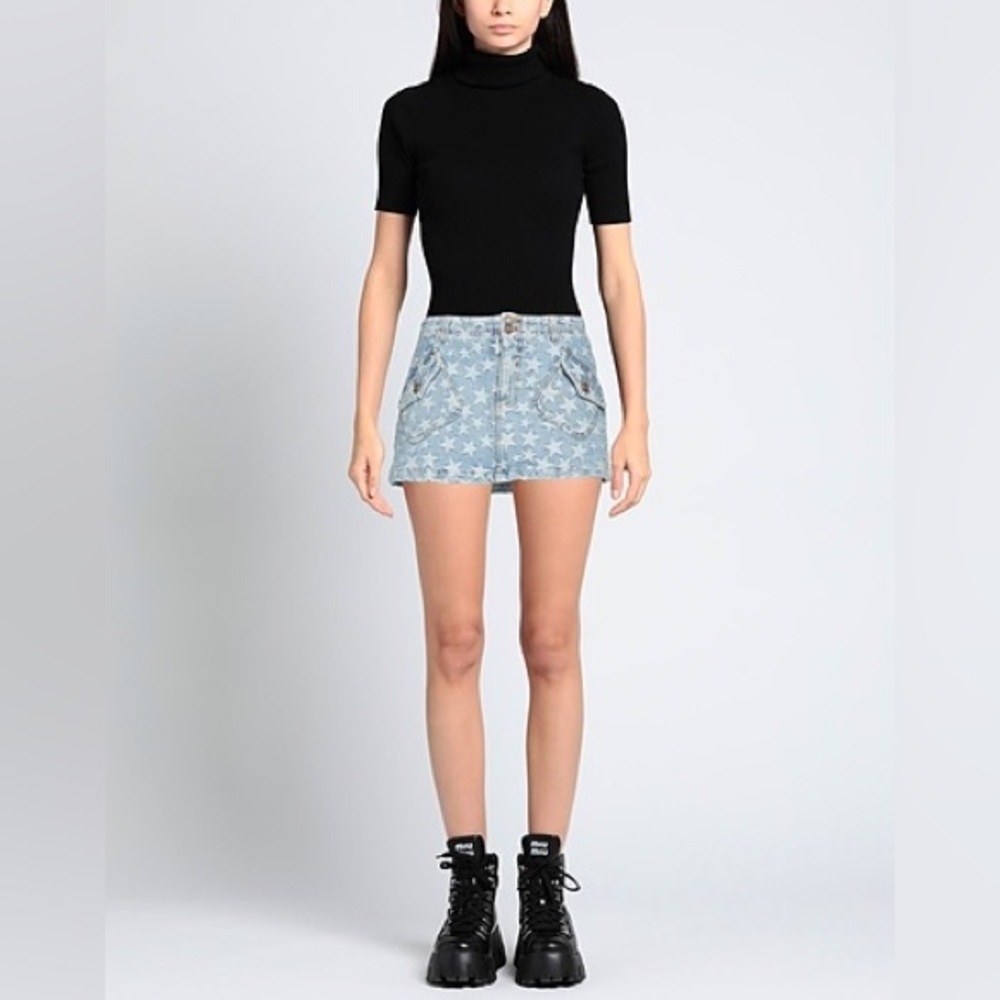 ERL Blue Jacquard Denim Miniskirt
Size Small - Picture 7 of 8